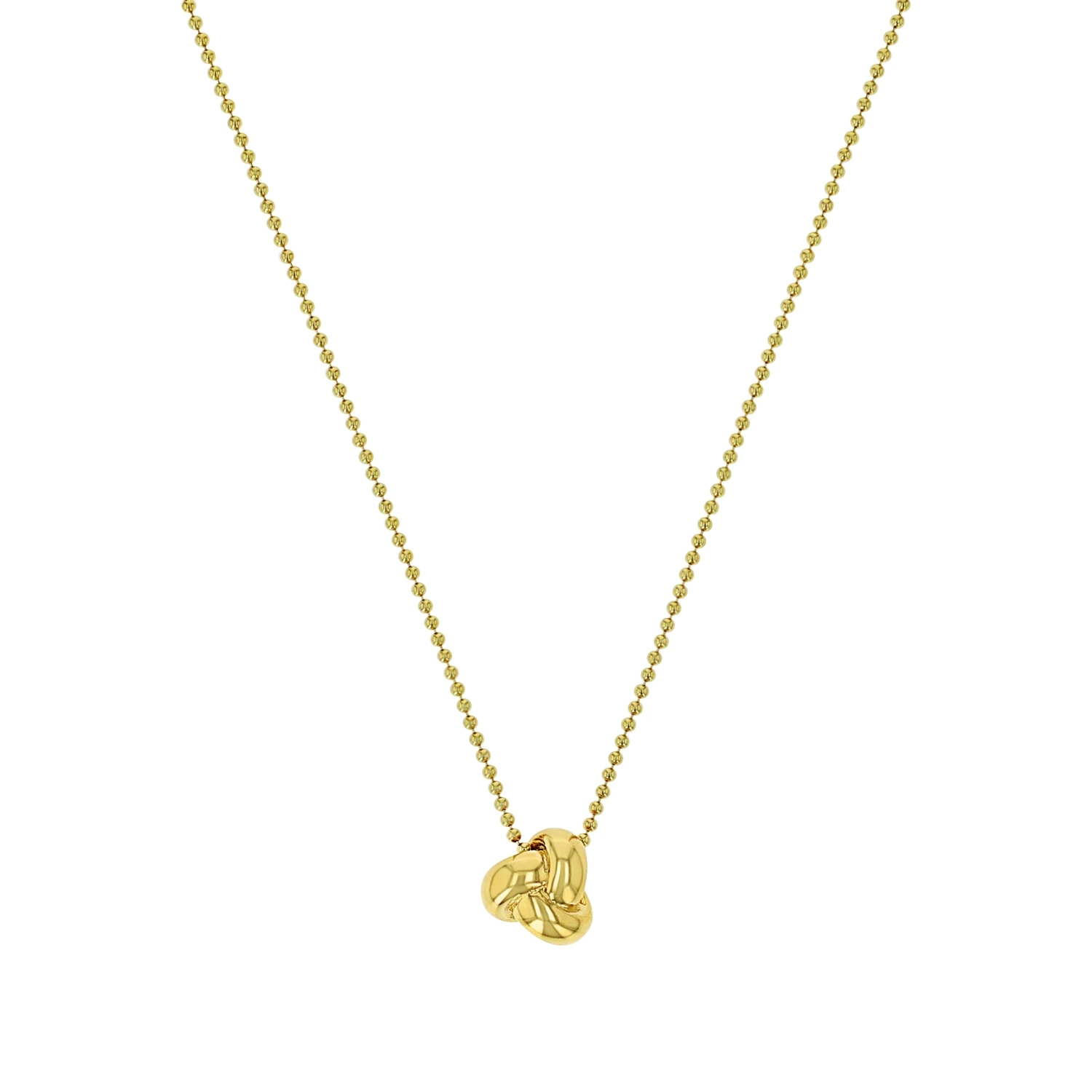 Kette mit Anhänger für Damen, 925 Sterling Silber | Knoten