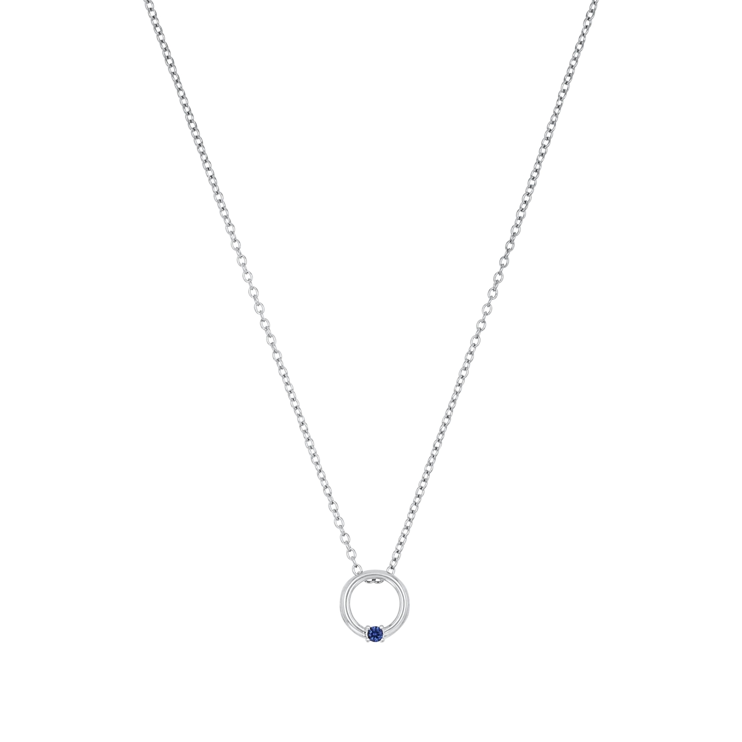 Kette mit Anhänger für Damen, 925 Sterling Silber, Zirkonia synth.